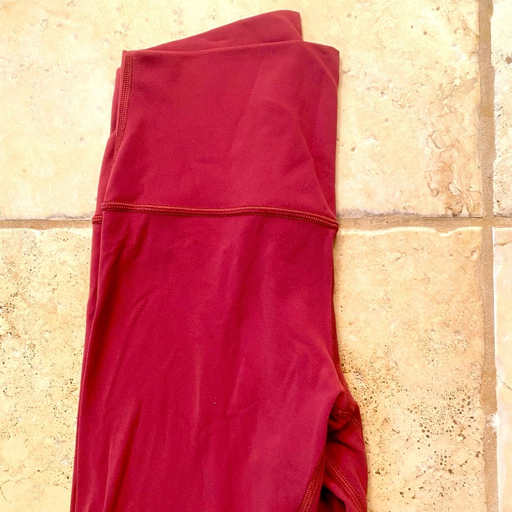 Lululemon Align High Rise Pant 28” Size 6 - Pink/Red